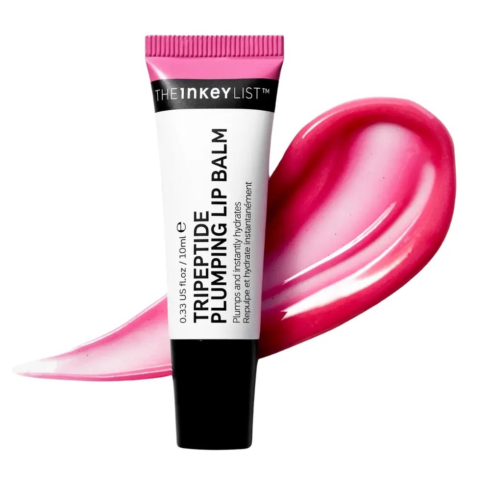 BNIB The Inkey List Tripeptide Plumping Lip Balm - Pink